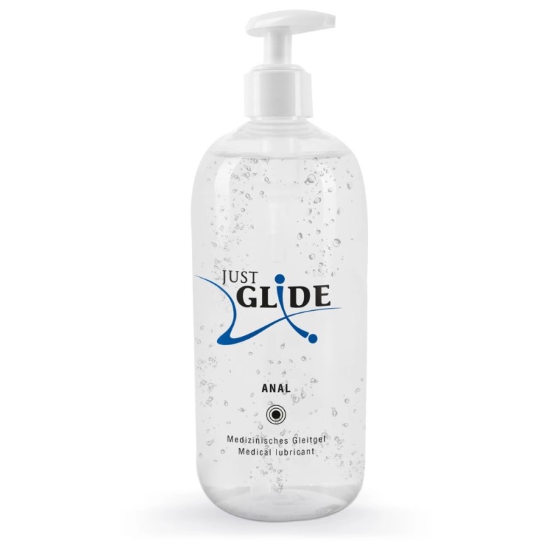 Just Glide - Analny Lubrykant Nawilżający Na Bazie Wody 500 ml